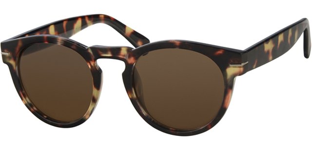 Retro Zonnebril Leopard II