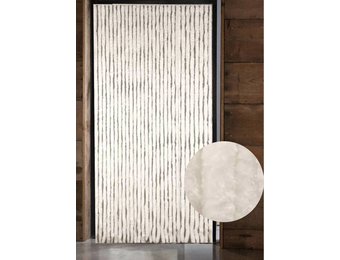 Vliegengordijn kattenstaart 125x230 cm. Wit