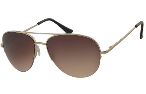 Piloten zonnebril Bruin/goud