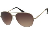 Piloten zonnebril Bruin/goud