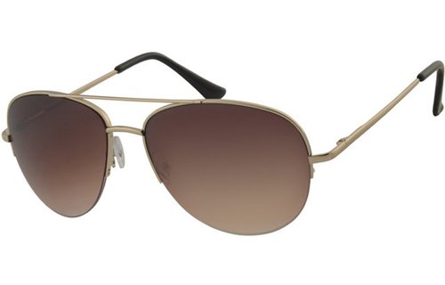 Piloten zonnebril Bruin/goud