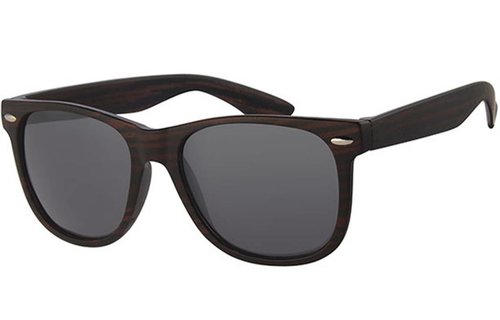 Wayfarer Zonnebril Dark wood / black
