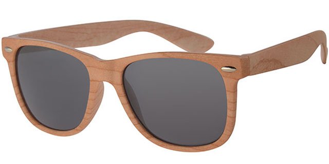 Wayfarer Zonnebril Light wood / black