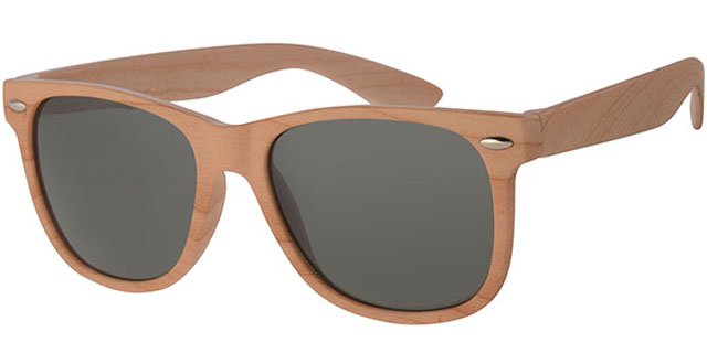 Wayfarer Zonnebril Light wood / green