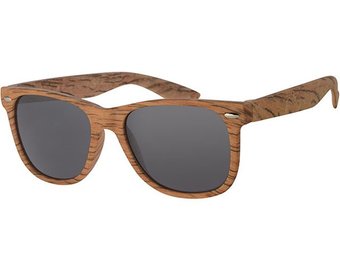 Wayfarer Zonnebril Medium wood / black