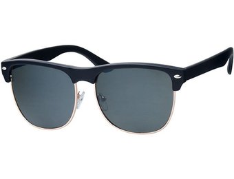 Clubmaster zonnebril Black / gold rim