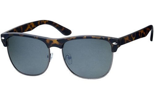 Clubmaster zonnebril Leopard / black rim