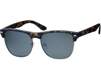 Clubmaster zonnebril Leopard / black rim