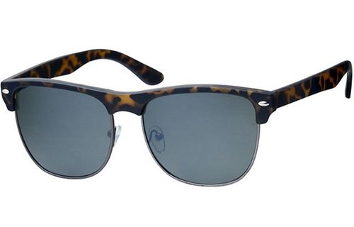 Clubmaster zonnebril Leopard / black rim