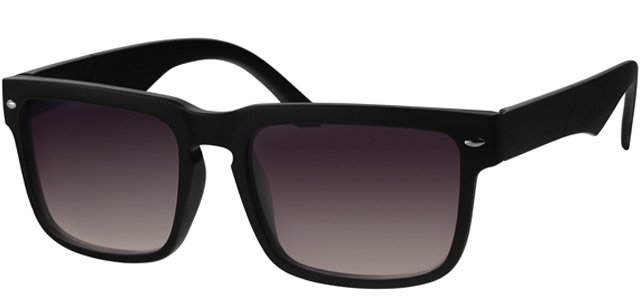 Wayfarer Zonnebril zwart Gradient