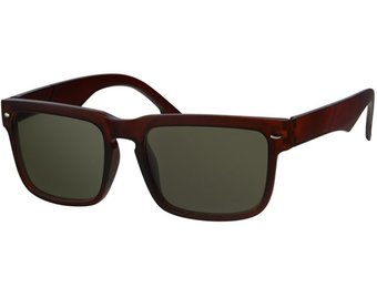 Wayfarer Zonnebril bruin / Green