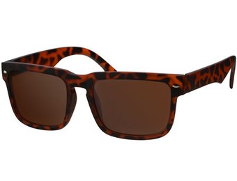 Wayfarer Zonnebril leopard Bruin