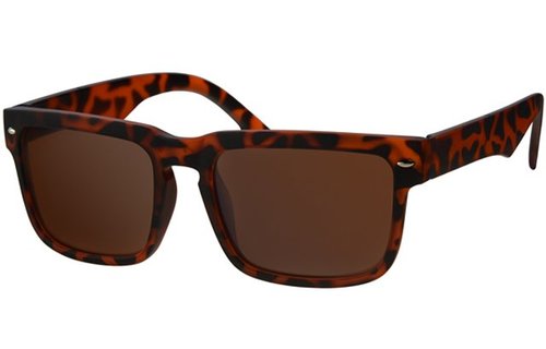 Wayfarer Zonnebril leopard Bruin