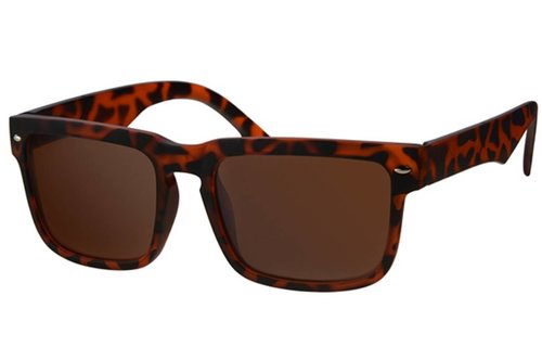 Wayfarer Zonnebril leopard Bruin