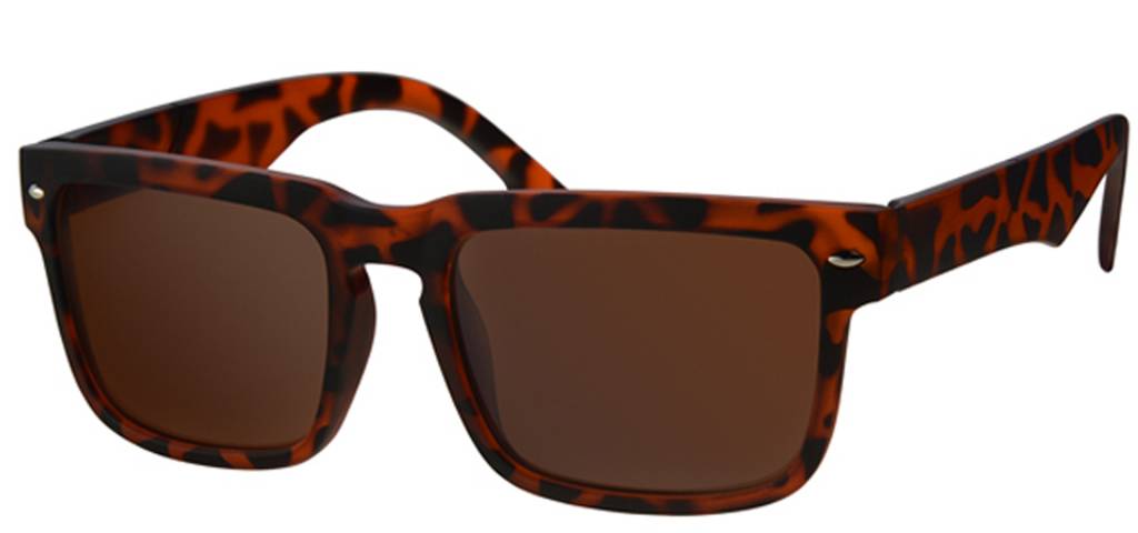 Wayfarer Zonnebril leopard Bruin