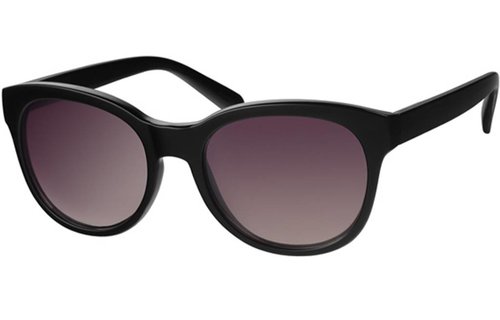 Zonnebril rond Black Gradient