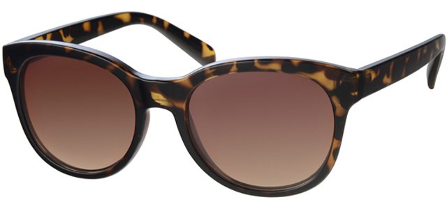 Zonnebril rond Brown Leopard I Zonnebril rond Brown Leopard I