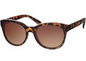 Zonnebril rond Brown Leopard II