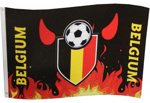 Vlag Belgium fire