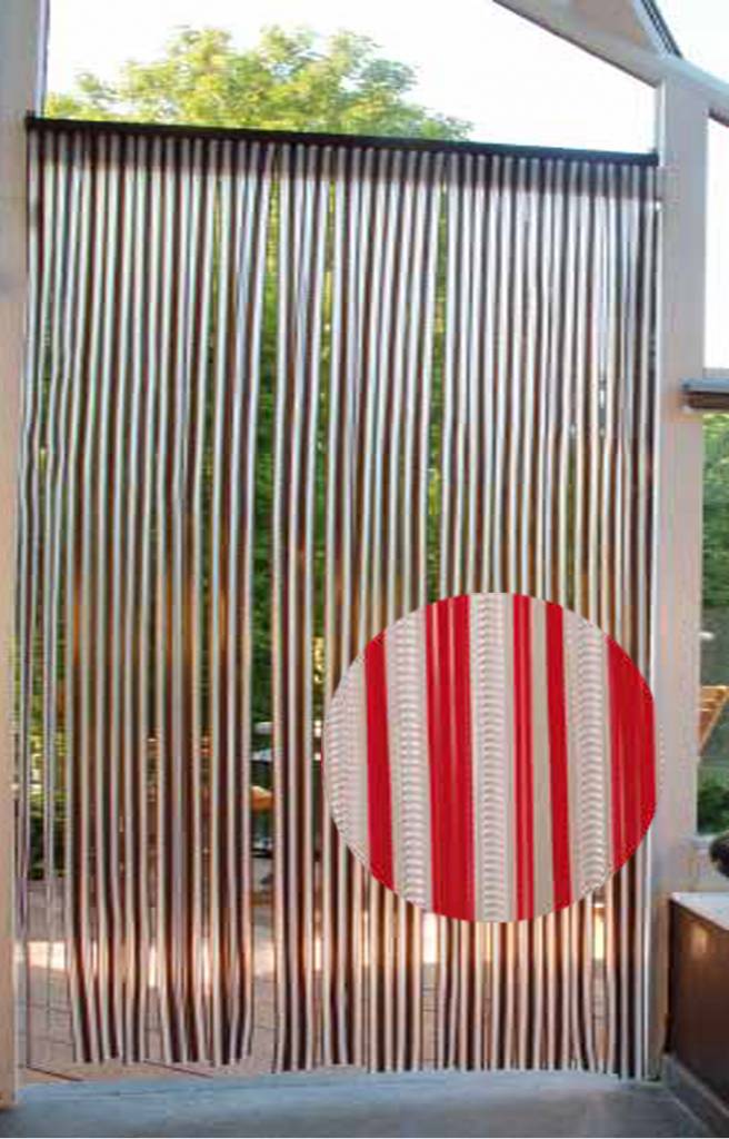 Vliegengordijn 100x220 cm. Lumina Bordeaux