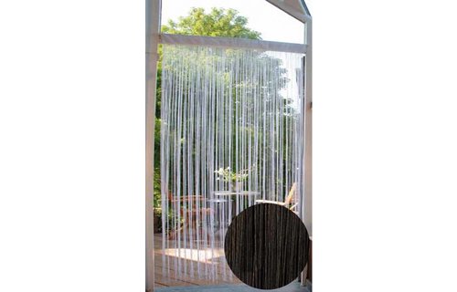 Deurgordijn Strings Zwart 90X200 cm.