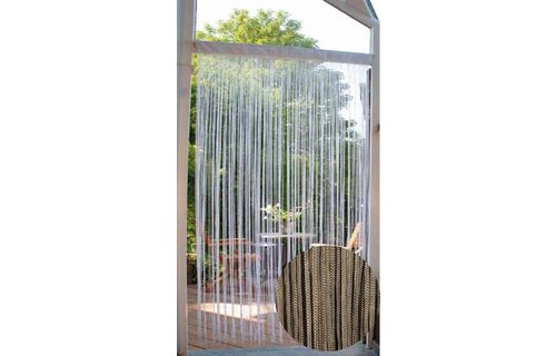 Deurgordijn Strings Grijs 90X200 cm.