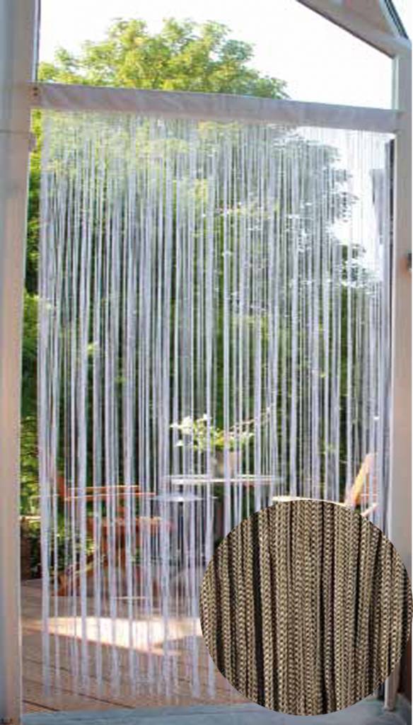 Deurgordijn Strings Grijs 90X200 cm. Deurgordijn Strings Grijs 90X200 cm.