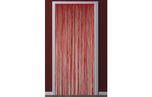 Deurgordijn Strings Rood 90X200 cm.