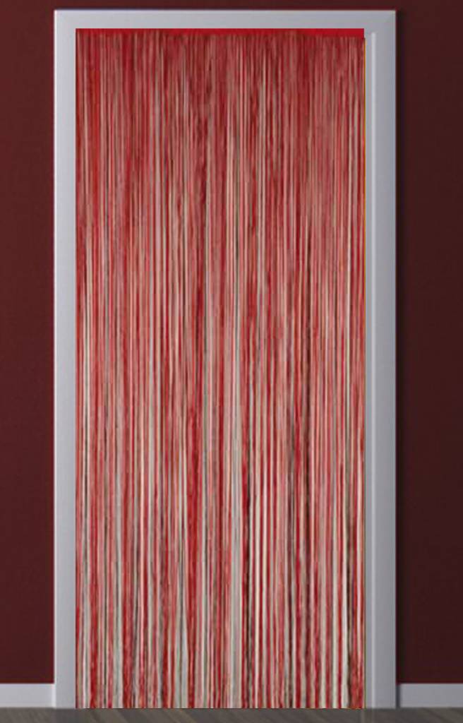 Deurgordijn Strings Rood 90X200 cm. Deurgordijn Strings Rood 90X200 cm.