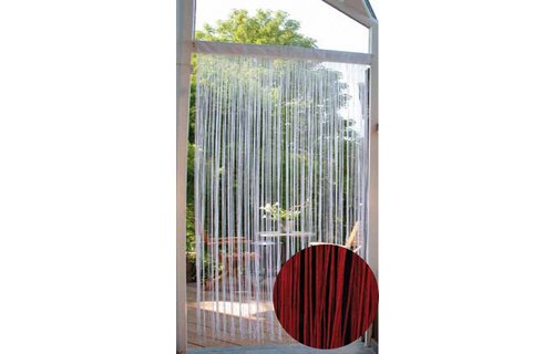 Deurgordijn Strings Rood 90X200 cm.