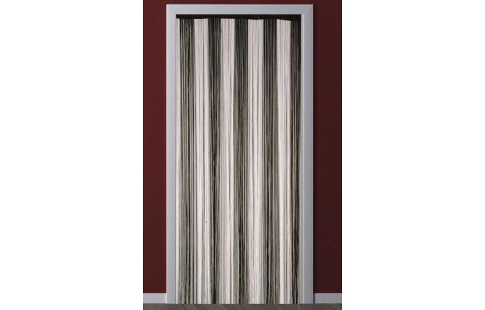 Deurgordijn Strings Wit / Zwart 90X200 cm. Deurgordijn Strings Wit / Zwart 90X200 cm.