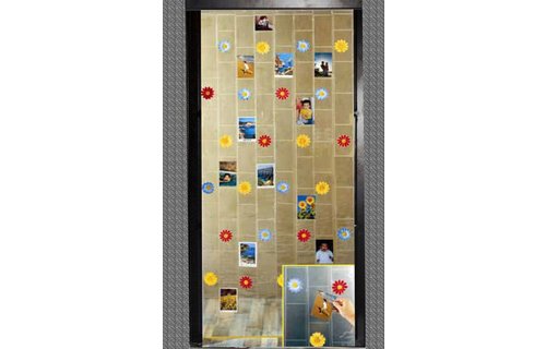 Deurgordijn Decor Memory Transparant 90 x 200 cm Deurgordijn Decor Memory Transparant 90 x 200 cm