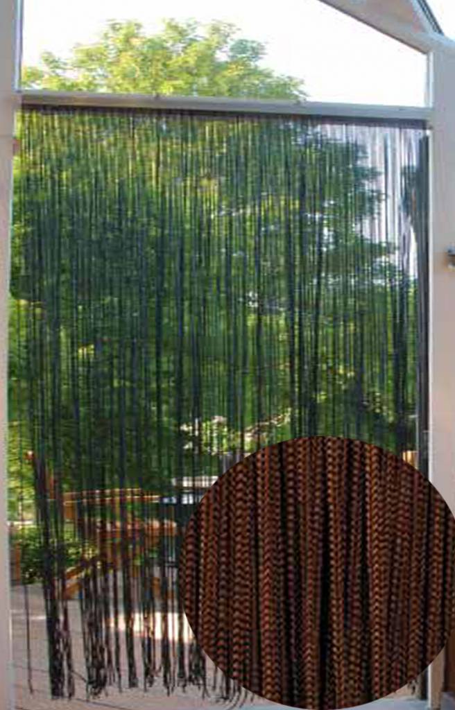 Vliegengordijn Lasso Bruin 90x200 cm.