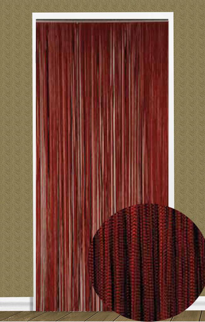 Vliegengordijn Lasso Bordeaux 90x200 cm.