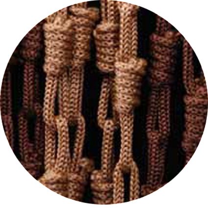 Vliegengordijn Knopen Bruin 90X200 cm. Vliegengordijn Knopen Bruin 90X200 cm.