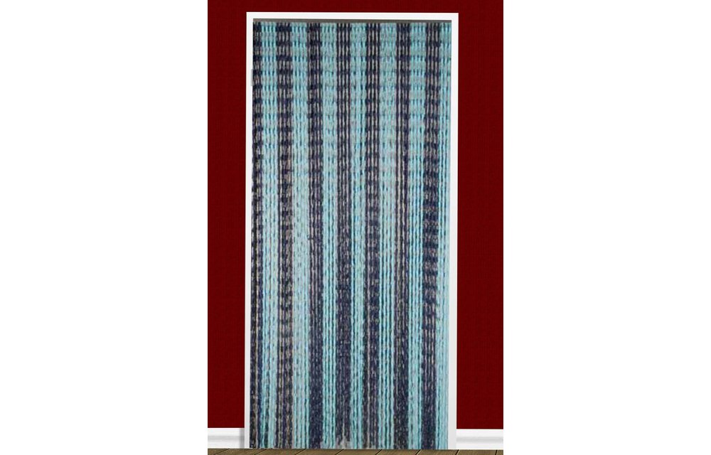 Vliegengordijn Knopen Blauw 90X200 cm. Vliegengordijn Knopen Blauw 90X200 cm.