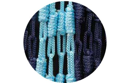 Vliegengordijn Knopen Blauw 90X200 cm.