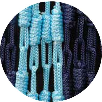 Vliegengordijn Knopen Blauw 90X200 cm.