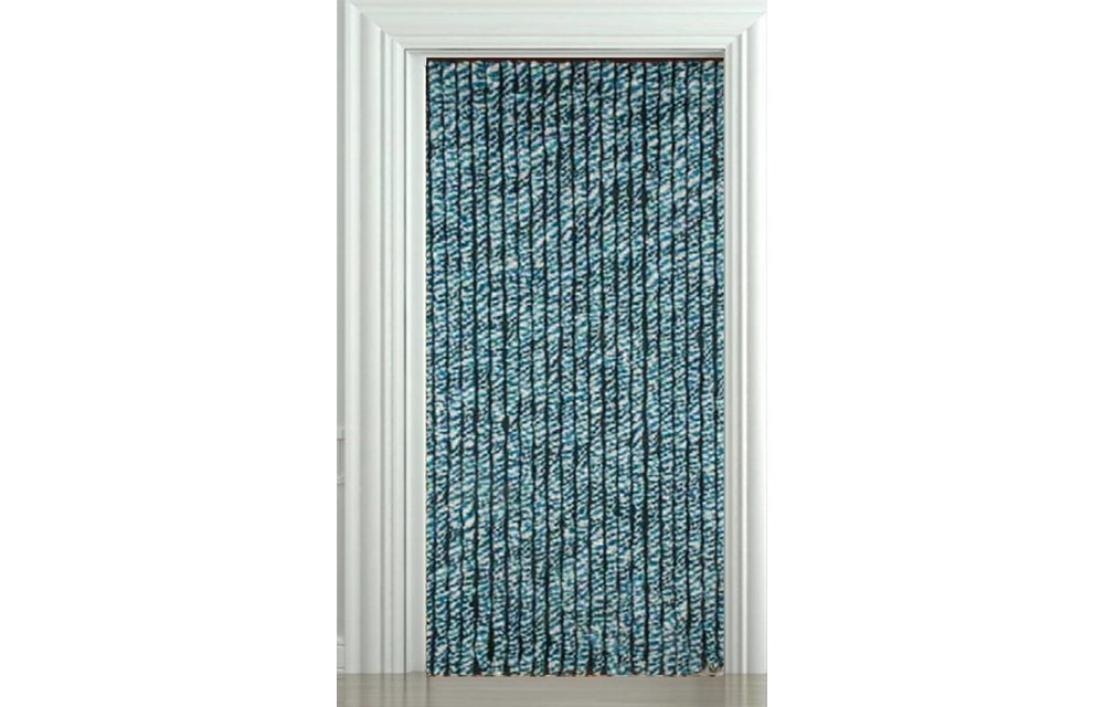 Vliegengordijn Zachte kattenstaart Blauw/Wit 90x205 cm. Vliegengordijn Zachte kattenstaart Blauw/Wit 90x205 cm.