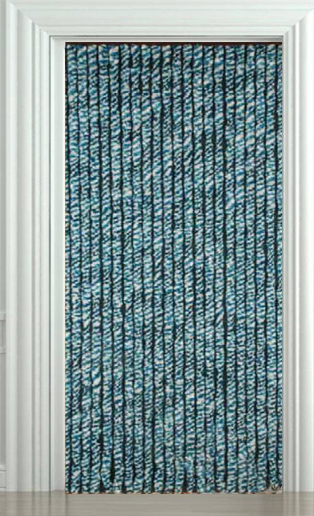 Vliegengordijn Zachte kattenstaart Blauw/Wit 90x205 cm. Vliegengordijn Zachte kattenstaart Blauw/Wit 90x205 cm.