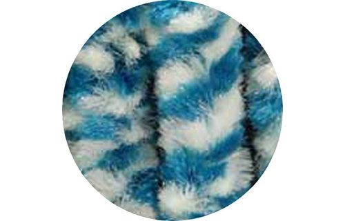 Vliegengordijn Zachte kattenstaart Blauw/Wit 90x205 cm.