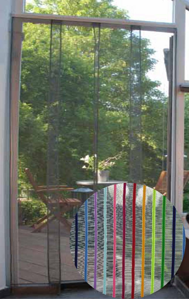 Horgordijn 90x220 cm. Multi Color