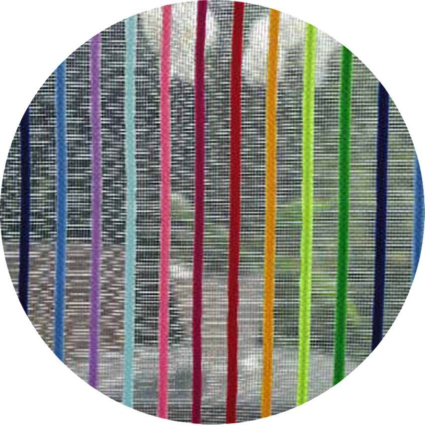 Horgordijn 90x220 cm. Multi Color