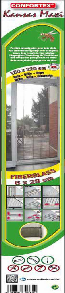 Horgordijn Maxi 150x220 cm. Kansas Horgordijn Maxi 150x220 cm. Kansas