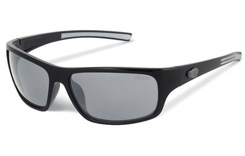 Biker zonnebril black/white Logo