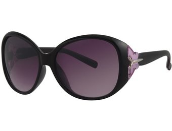 Dames zonnebril zwart/paars