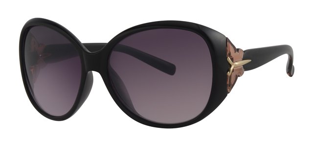 Dames zonnebril zwart/oranje Dames zonnebril zwart/oranje