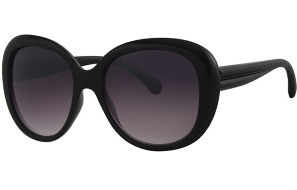 Dames zonnebril Big round black Dames zonnebril Big round black