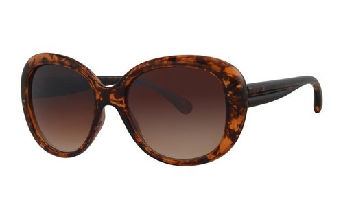 Dames zonnebril Big round brown/black