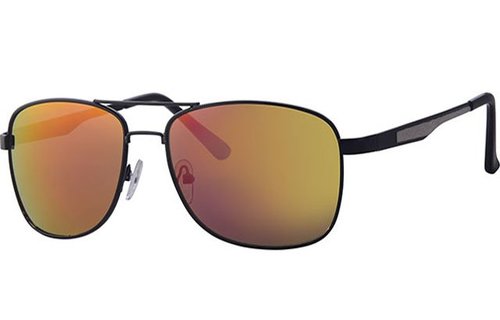 Piloten zonnebril zwart / spiegelglas Piloten zonnebril zwart / spiegelglas